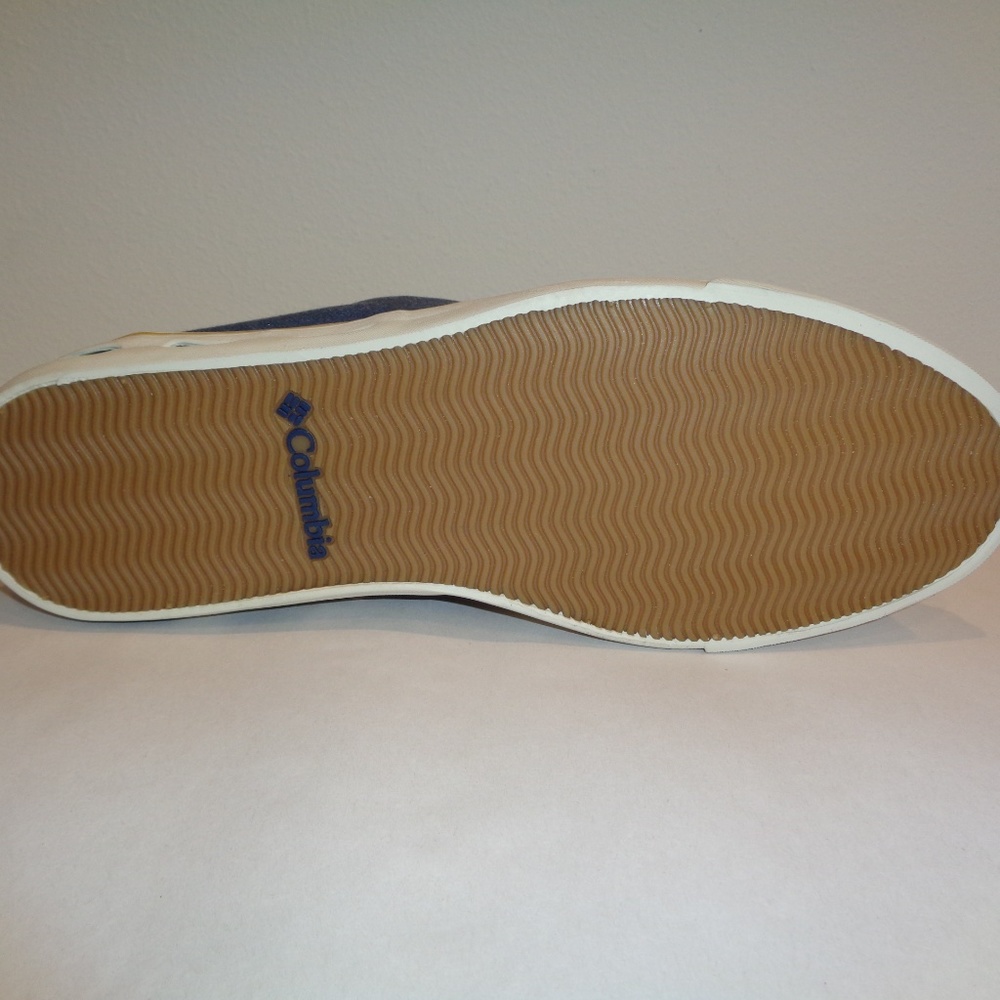 Columbia VULC N VENT Blue Canvas Sneakers - Picture 5 of 8